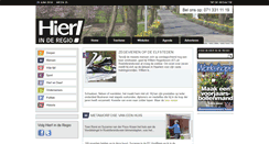 Desktop Screenshot of hierinderegio.nl